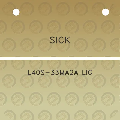 sick-l40s-33ma2a-lig