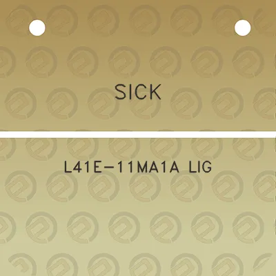 sick-l41e-11ma1a-lig