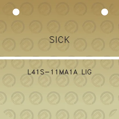 sick-l41s-11ma1a-lig