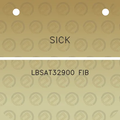 sick-lbsat32900-fib