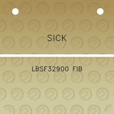 sick-lbsf32900-fib