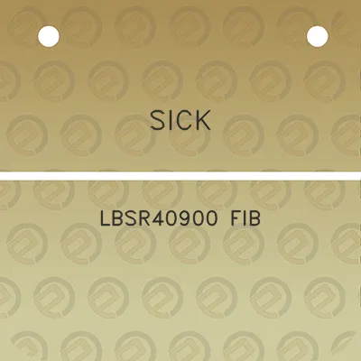 sick-lbsr40900-fib