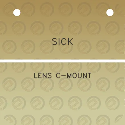 sick-lens-c-mount