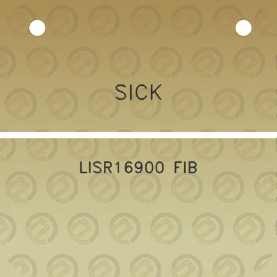 sick-lisr16900-fib