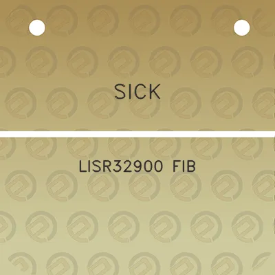 sick-lisr32900-fib