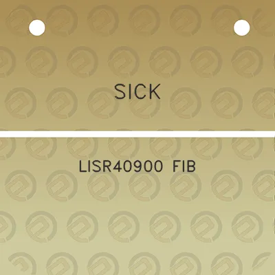 sick-lisr40900-fib