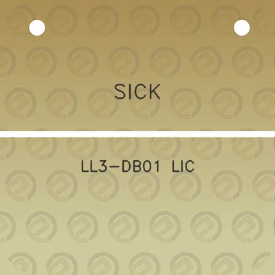 sick-ll3-db01-lic