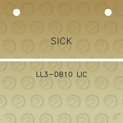 sick-ll3-db10-lic