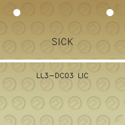 sick-ll3-dc03-lic