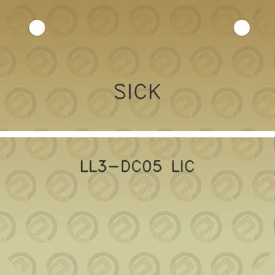 sick-ll3-dc05-lic