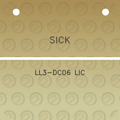 sick-ll3-dc06-lic