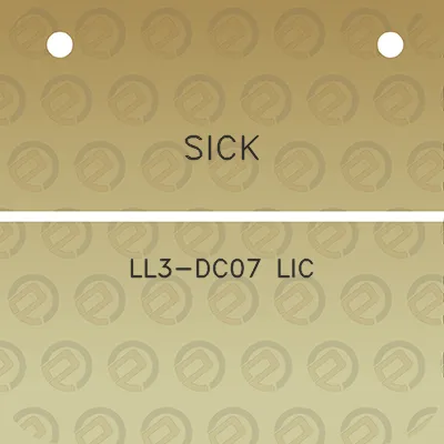 sick-ll3-dc07-lic