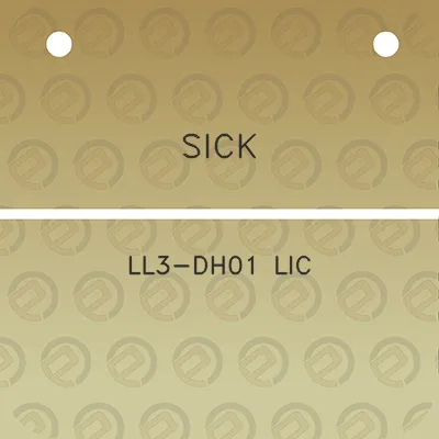 sick-ll3-dh01-lic