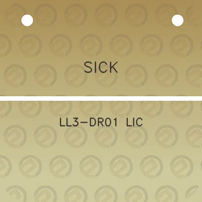 sick-ll3-dr01-lic