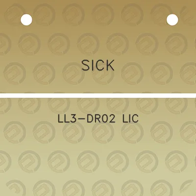 sick-ll3-dr02-lic