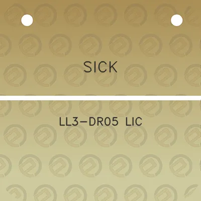 sick-ll3-dr05-lic