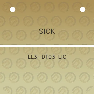 sick-ll3-dt03-lic