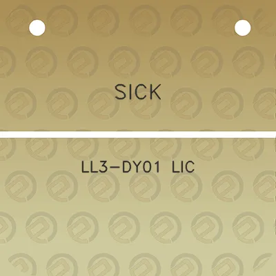 sick-ll3-dy01-lic