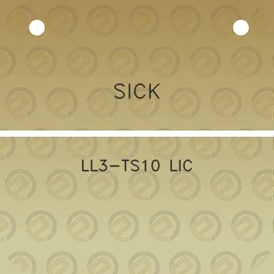 sick-ll3-ts10-lic