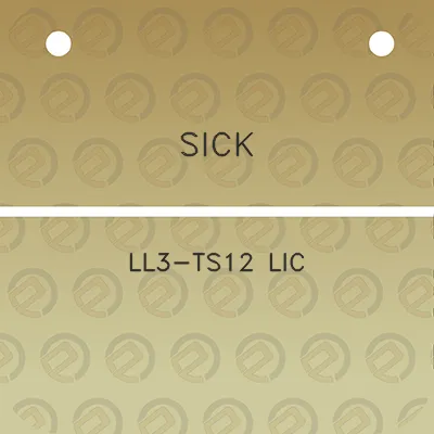 sick-ll3-ts12-lic