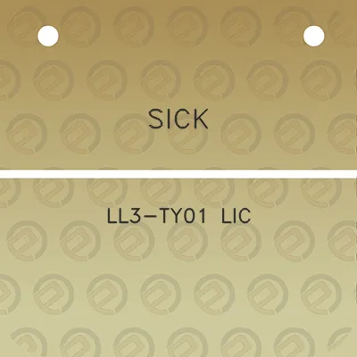 sick-ll3-ty01-lic