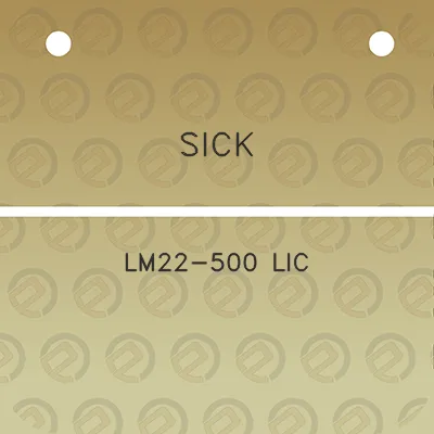 sick-lm22-500-lic