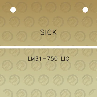 sick-lm31-750-lic