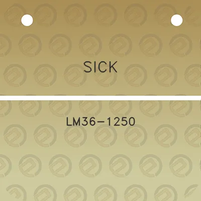 sick-lm36-1250