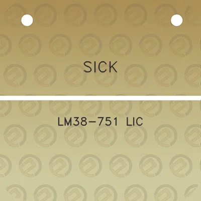 sick-lm38-751-lic