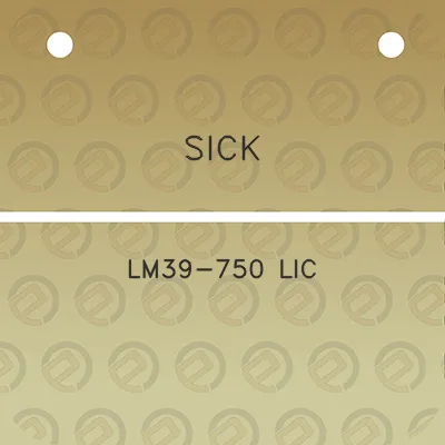 sick-lm39-750-lic