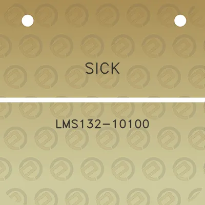 sick-lms132-10100