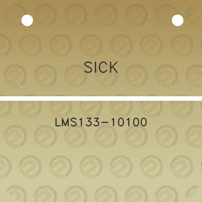 sick-lms133-10100