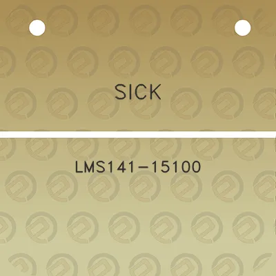 sick-lms141-15100