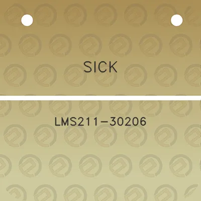 sick-lms211-30206