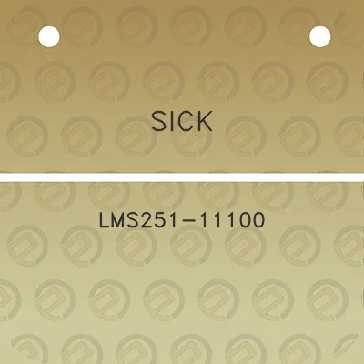 sick-lms251-11100