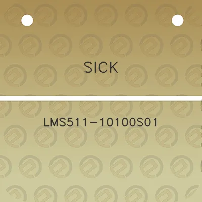 sick-lms511-10100s01