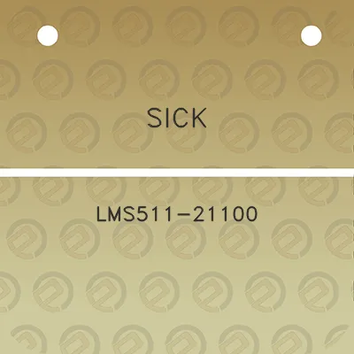 sick-lms511-21100