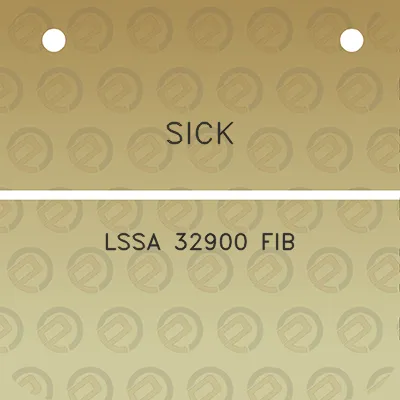 sick-lssa-32900-fib