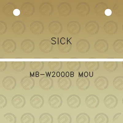 sick-mb-w2000b-mou