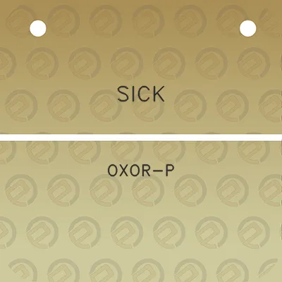 sick-oxor-p