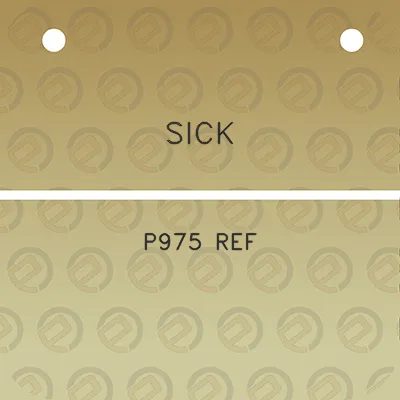 sick-p975-ref