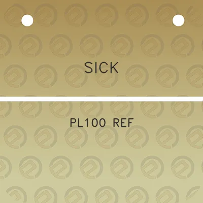 sick-pl100-ref