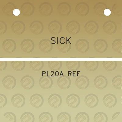 sick-pl20a-ref