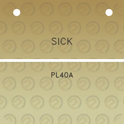 sick-pl40a