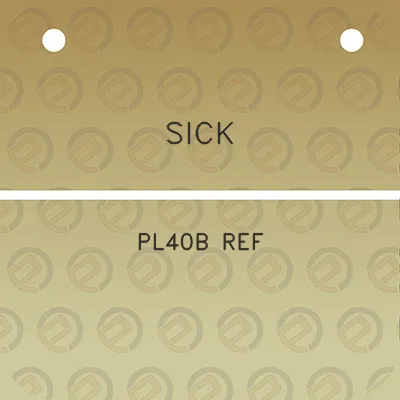 sick-pl40b-ref