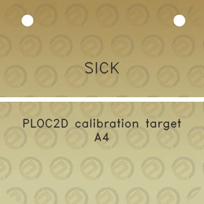 sick-ploc2d-calibration-target-a4