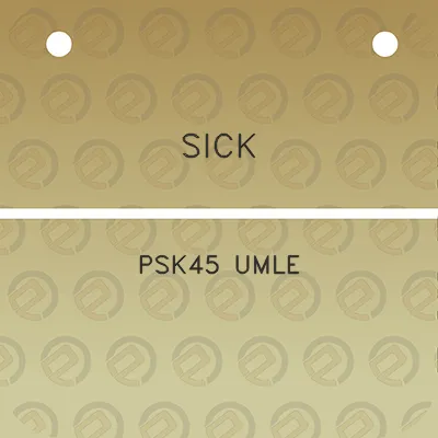 sick-psk45-umle