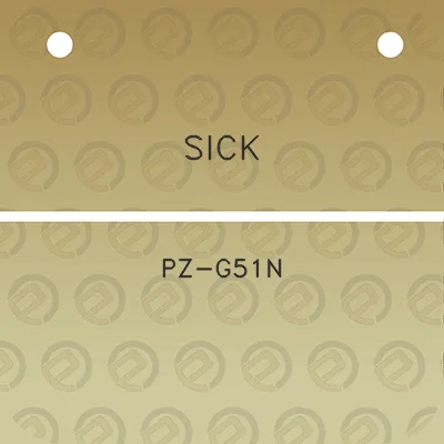 sick-pz-g51n