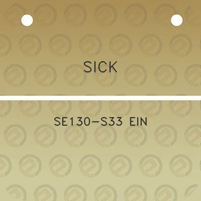 sick-se130-s33-ein