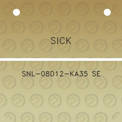 sick-snl-08d12-ka35-se